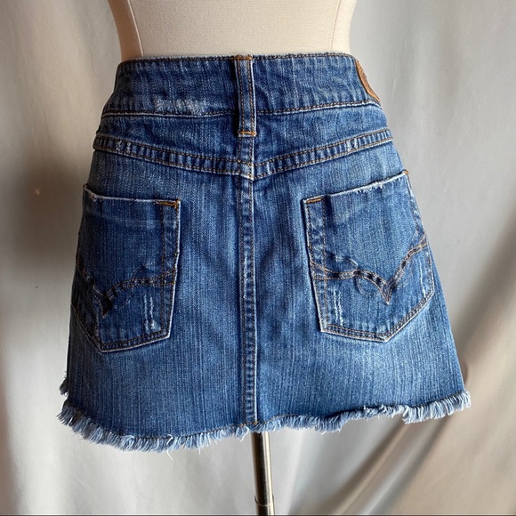 Rampage Denim Blue Jean Skirt - Picture 2 of 13
